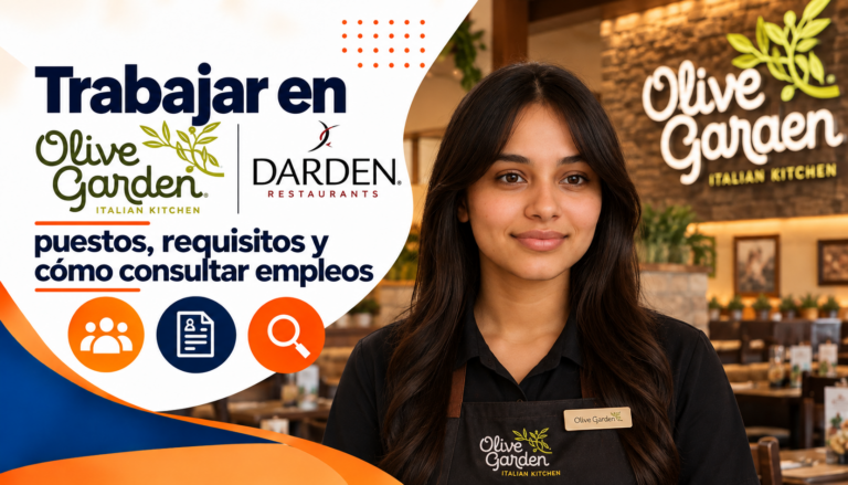 Cómo trabajar en Olive Garden y Darden Restaurants en Estados Unidos